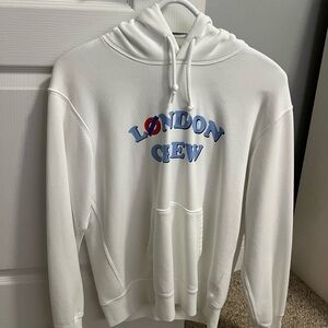 White Graphic Hoodie